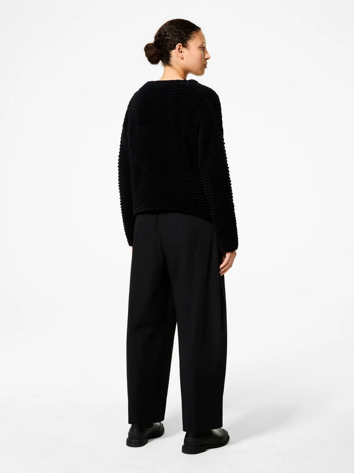 RRD Maglione Donna cinematt round wom knit W25658 10 10 BLACK