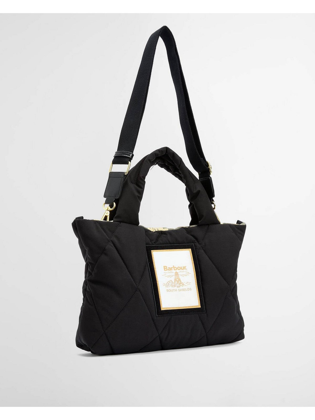 BARBOUR Damentasche MARIAH MINI QUILTED LBA0435 BK31 SCHWARZ/ANCIENT