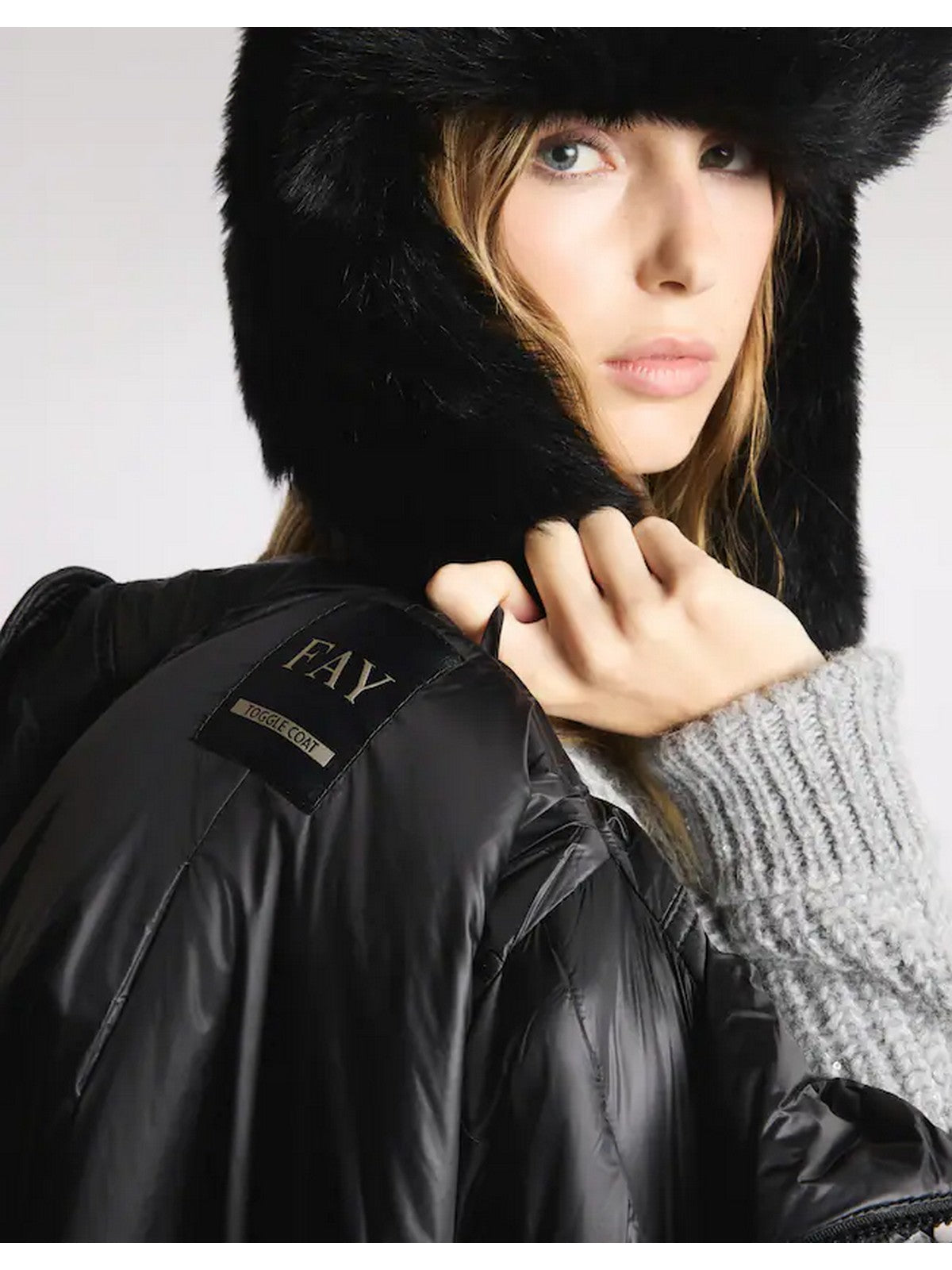 FAY Cappotto Donna  NAW59513430SGLB999 Nero gioboutiqueweb