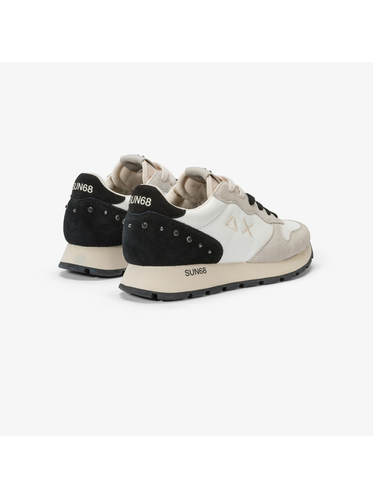 SUN68 Sneaker Donna Ally studs Z44206 31 Bianco