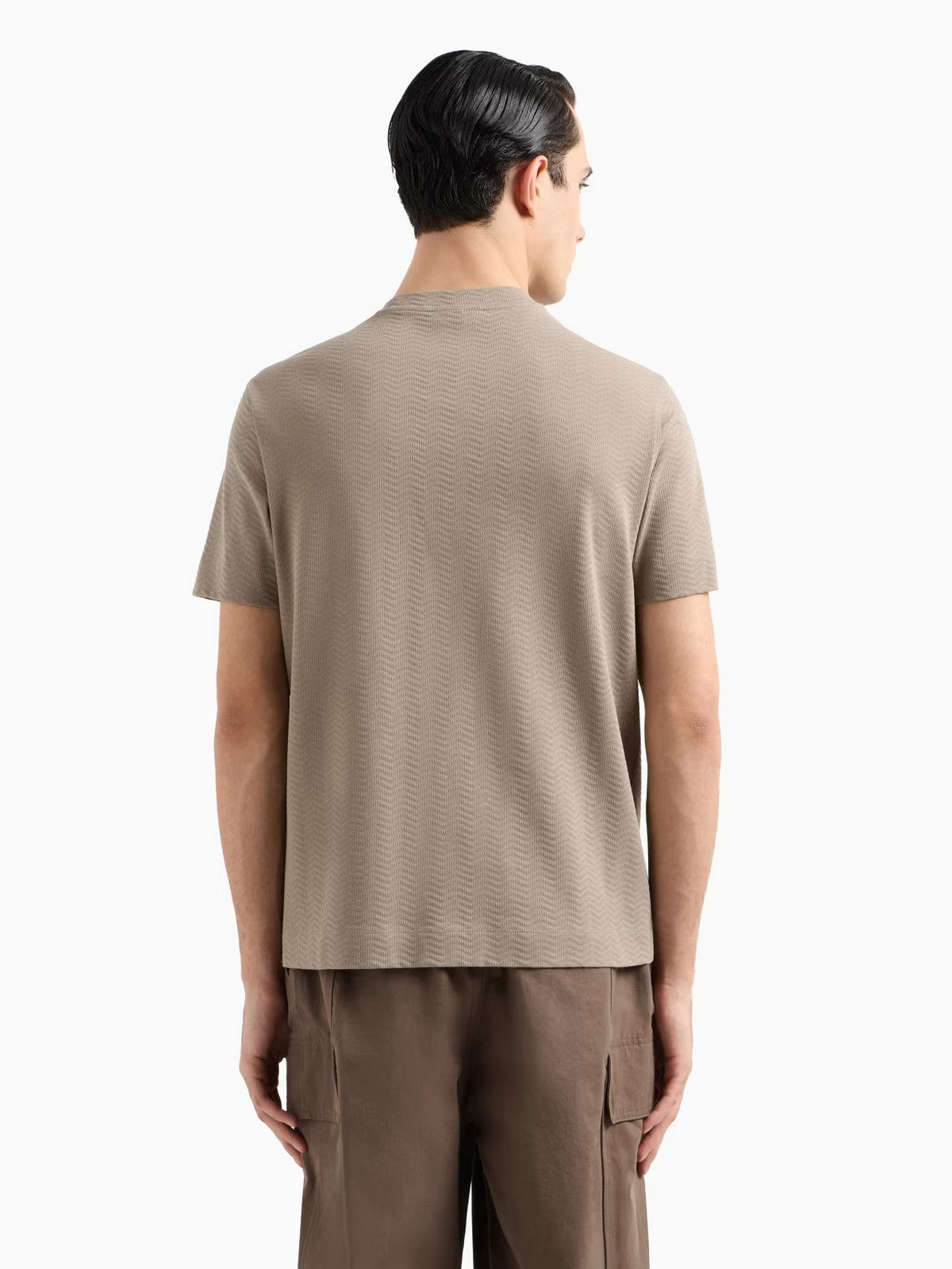 EMPORIO ARMANI T-shirt Uomo  EM001289 AF10762 F6066 Beige gioboutiqueweb