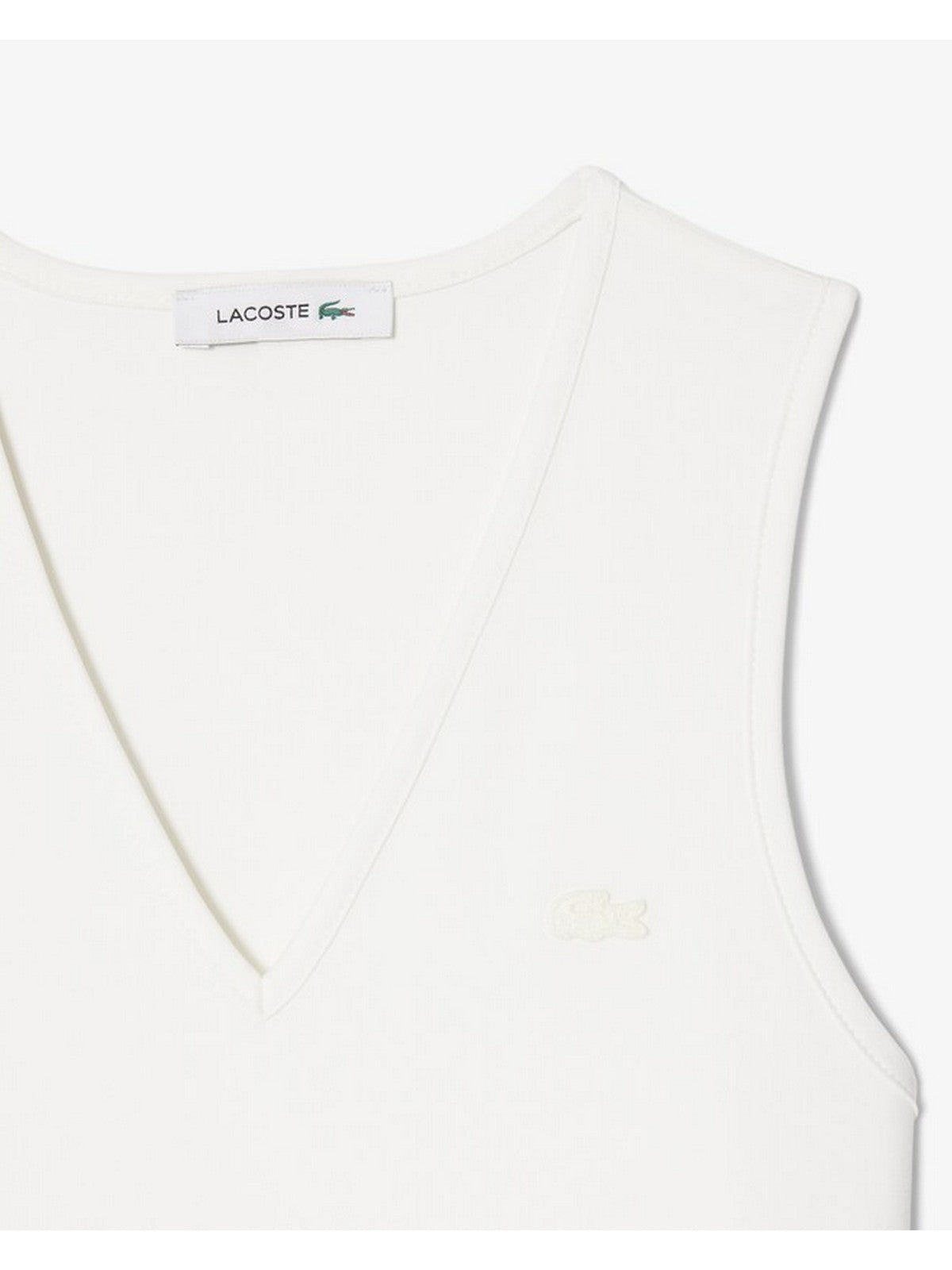 LACOSTE Abito Donna  EF2432 70V Bianco gioboutiqueweb