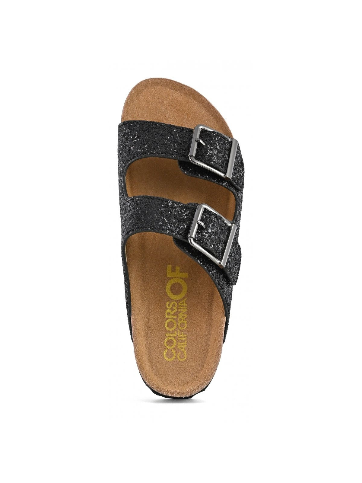 Colors of California Sandal Bio Glitter Heblas de metal HC.Bio35 Bla Negro