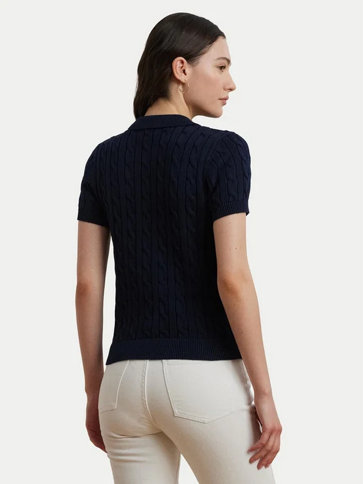 LAUREN RALPH LAUREN Polo Donna NATRISSA-SHORT SLEEVE-PULLOVER 200932224 002 LAUREN NAVY