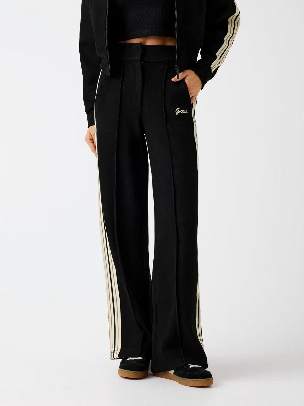 GUESS SPORT Pantalone Donna  V5BB16 KCX52 JBLK Jet Black A996