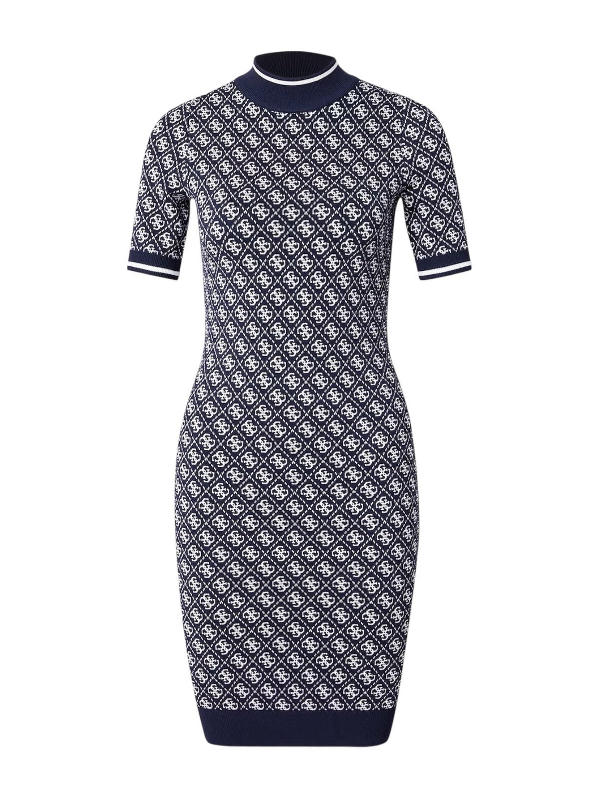 GUESS Abito Donna SS LISE 4G LOGO SWTR DRESS W3YK39 Z37K0 FBCF SMART BLUE AND CREAM