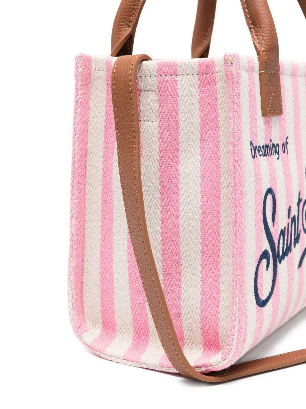 MC2 SAINT BARTH Borsa Donna  VANITY BAG MIDI 01784L HB STRIPES LEATHER 2119 EMB