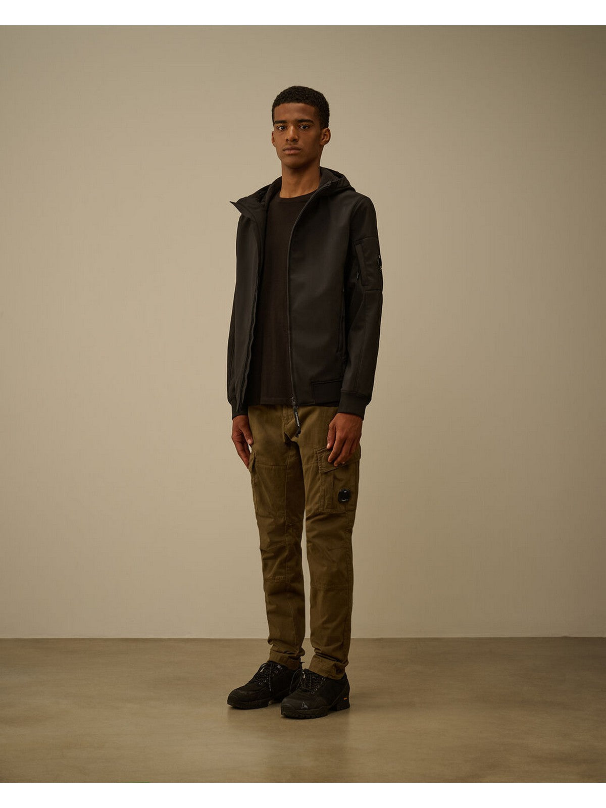 C.p. Company Men Jacket RFCMOW701A006097A 999 999 - Black