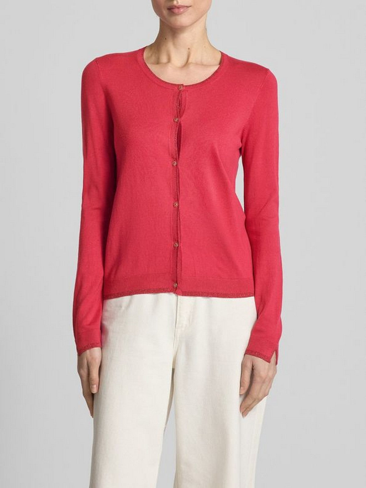 LIU JO WHITE Cardigan Donna  WA5382MS49I 81950 Rosa gioboutiqueweb