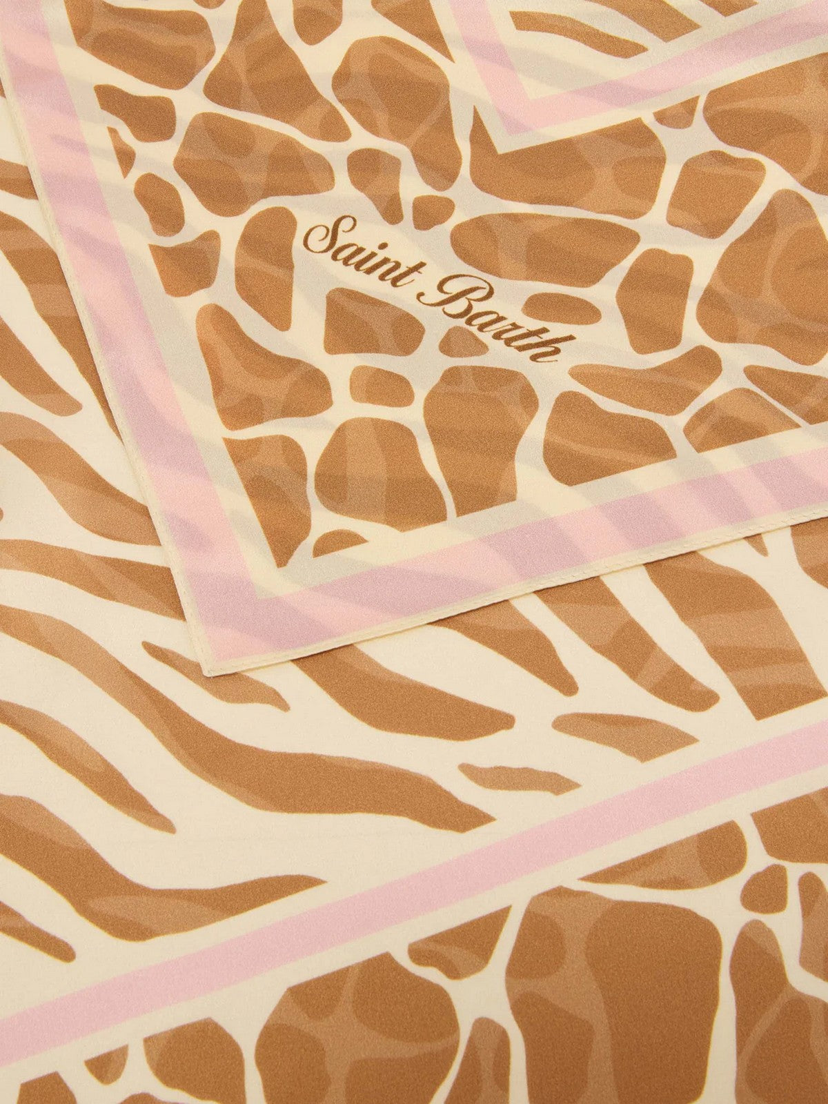 MC2 SAINT BARTH Bandana Donna  KITANA 09439L SILK SAFARI SKIN 1019