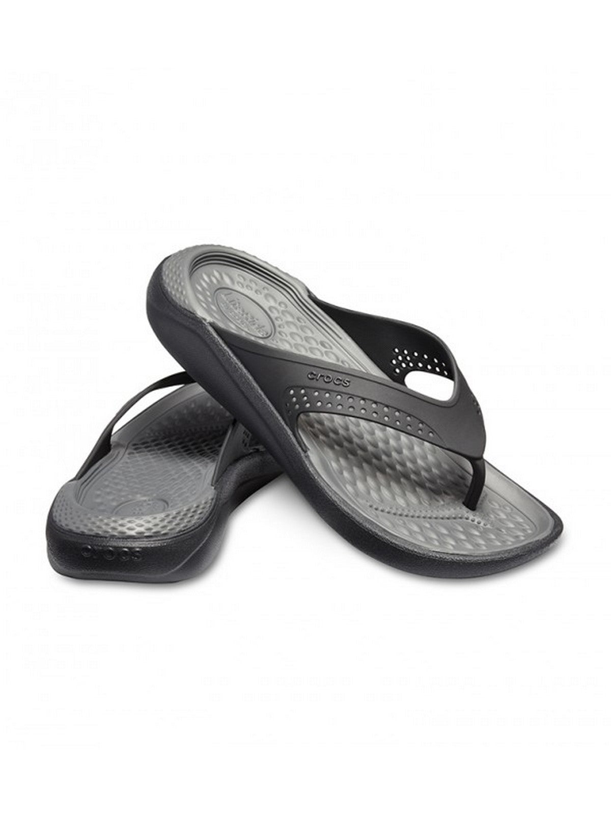 CROCS LiteRide Flip Tongs pour hommes 205182 0DD Noir