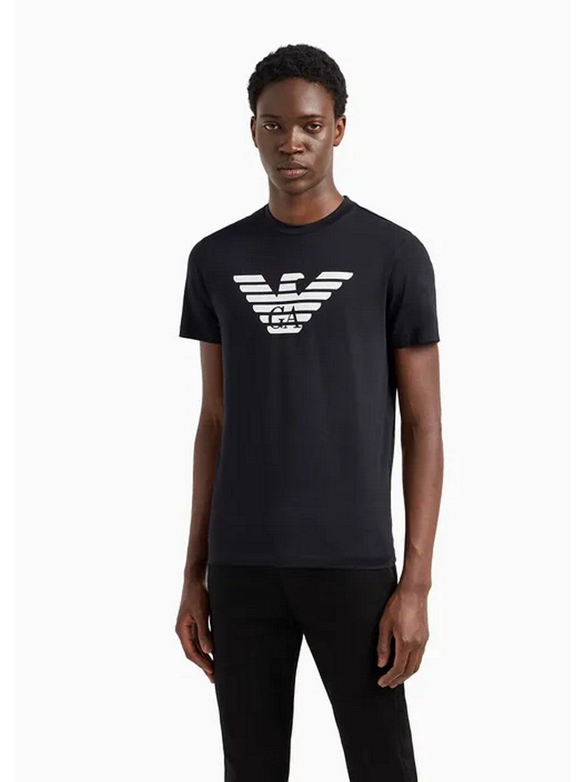 Emporio Armani T-shirt et pôle masculin 8n1tn5 1jpzz 0975 bleu