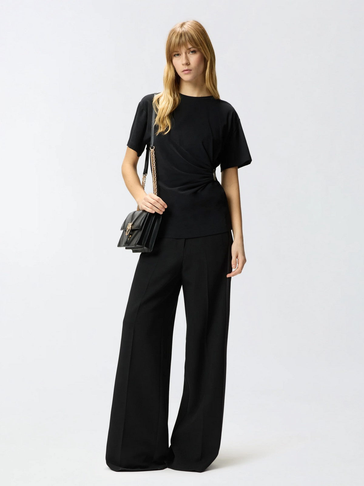 PINKO T-shirt Donna MARY MAGLIA 106455-A35D Z99 NERO LIMOUSINE
