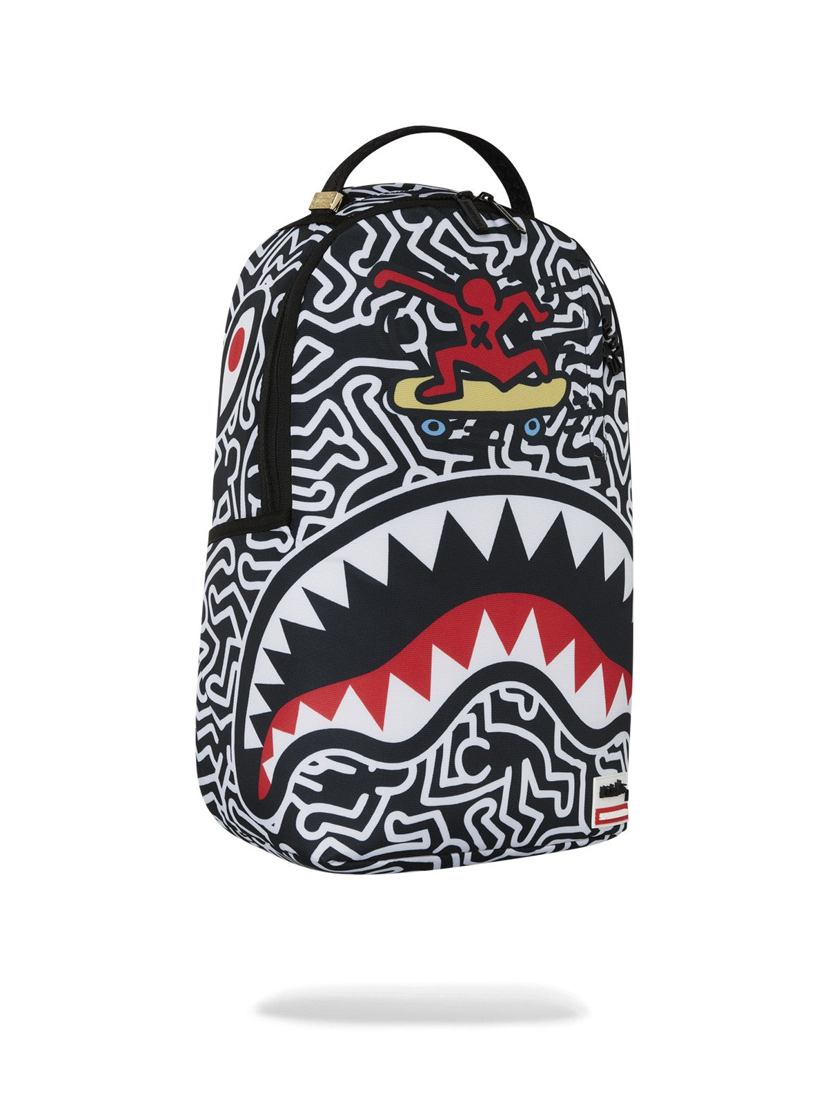 SPRAYGROUND Mochila para hombres de Keith Harring 3 mochila 910b6914nsz negro