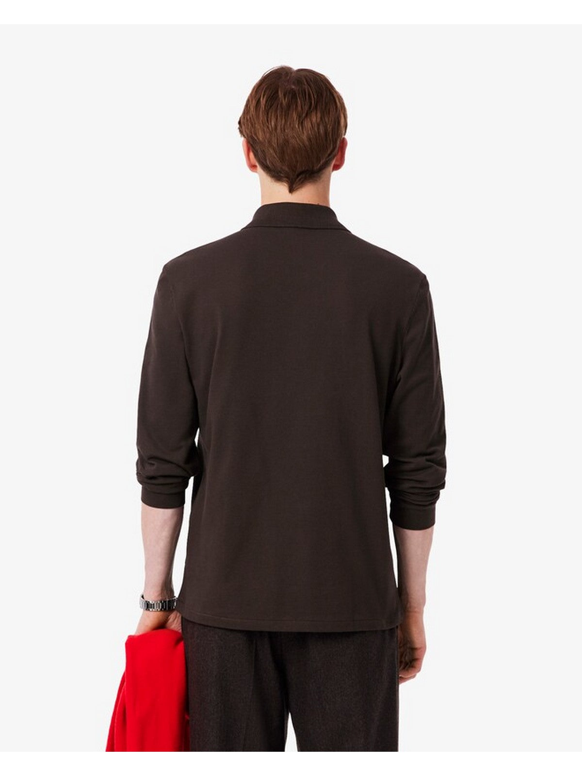 LACOSTE Polo Uomo  L1312 SKB Marrone gioboutiqueweb