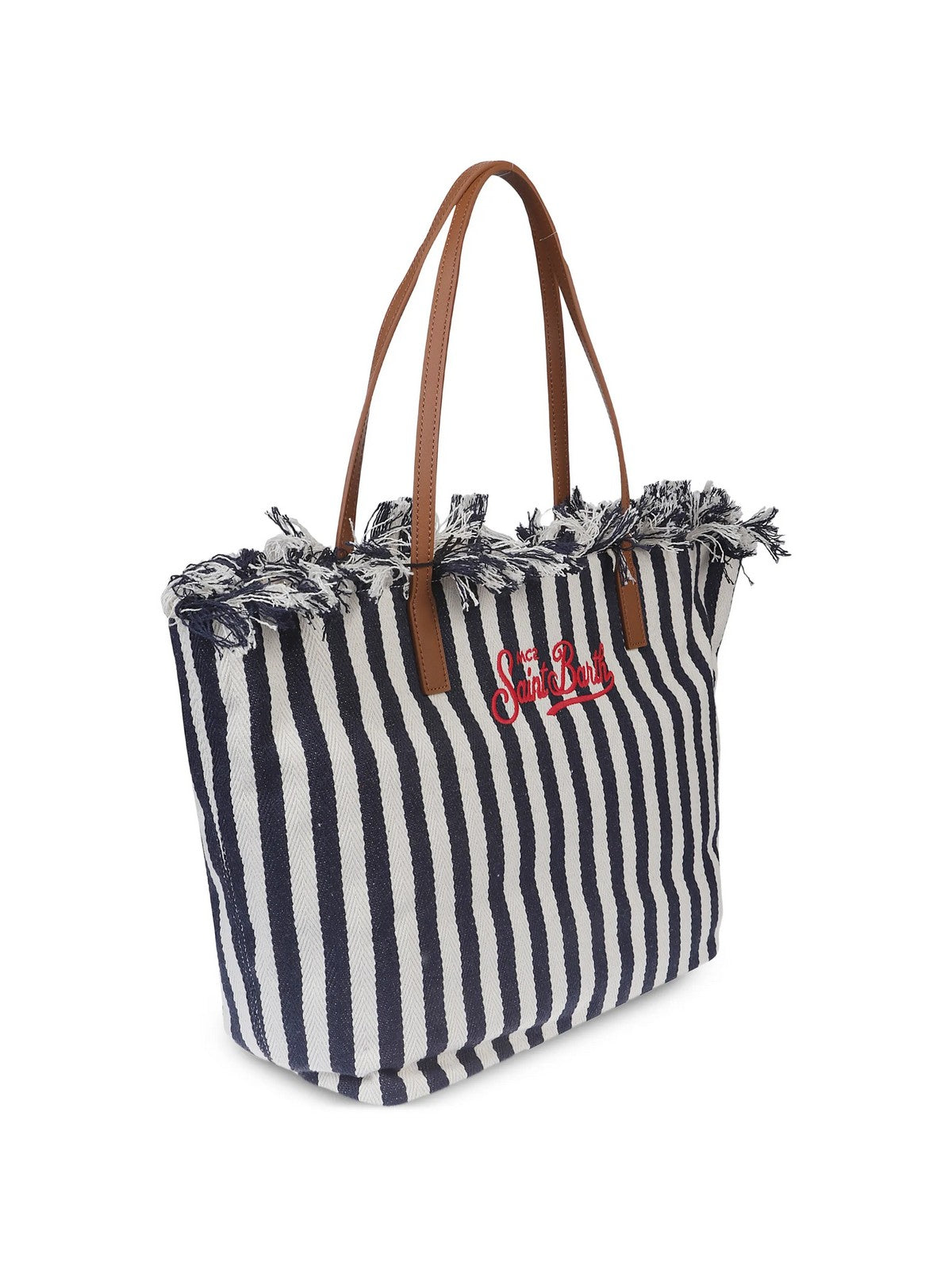 MC2 SAINT BARTH Borsa Donna  CITY BAG FRINGE 01768L BLU