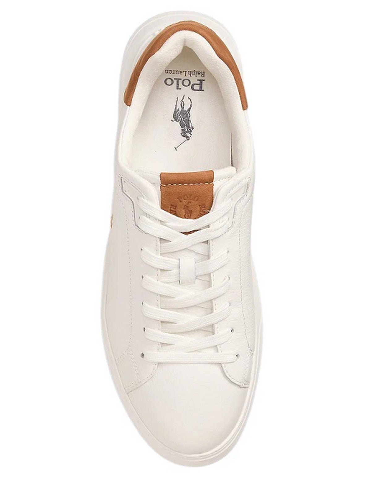 POLO RALPH LAUREN Sneaker Uomo  809P07170 001 OFF WHITE/TAN