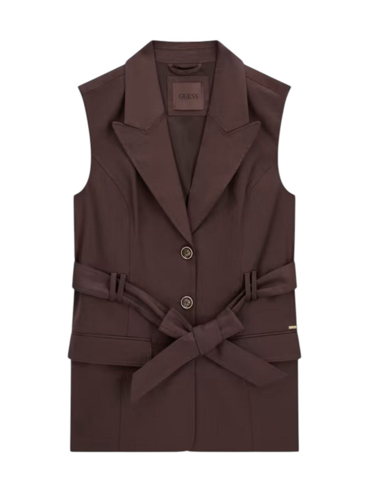GUESS Gilet Donna SL CARLA BLAZER W6GN05 W1760 G1EB REGAL BROWN