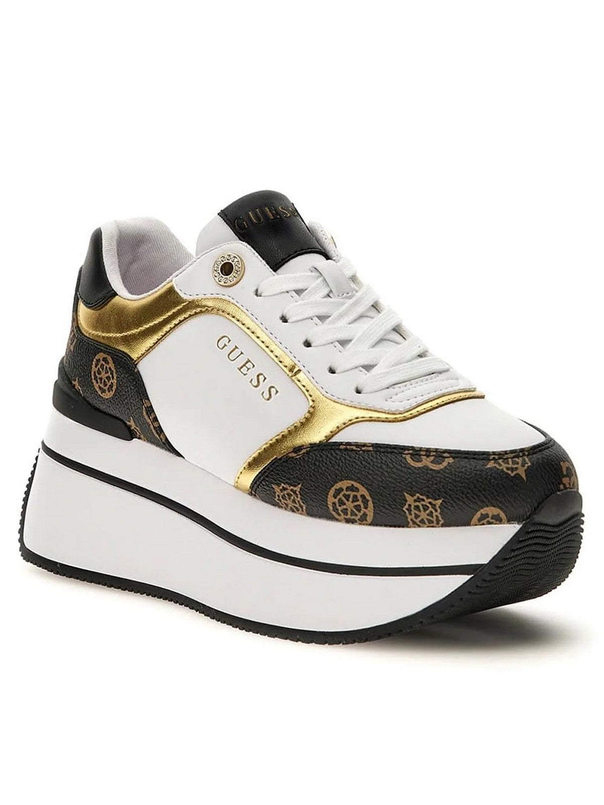 GUESS Sneaker Donna Camrio FL7CMR FAL12 WHIBR WHITE/BROWN