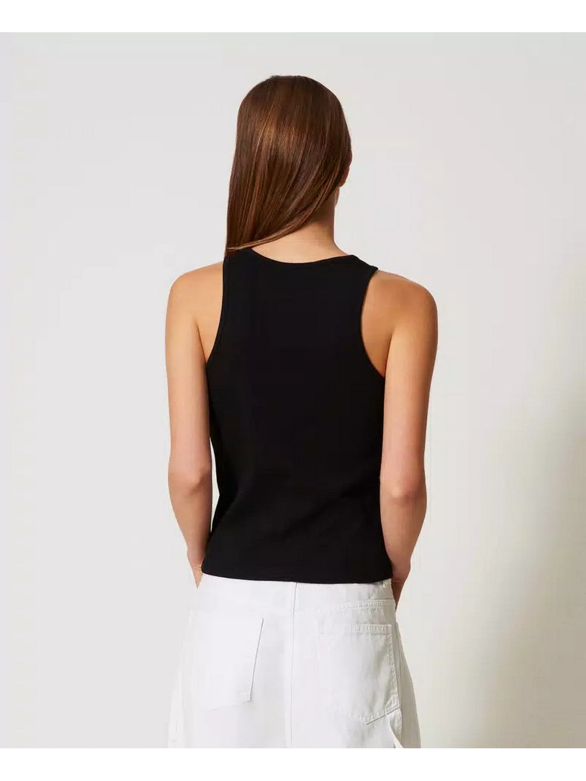 TWINSET Canotta Donna  251TP2550 00006 Nero gioboutiqueweb