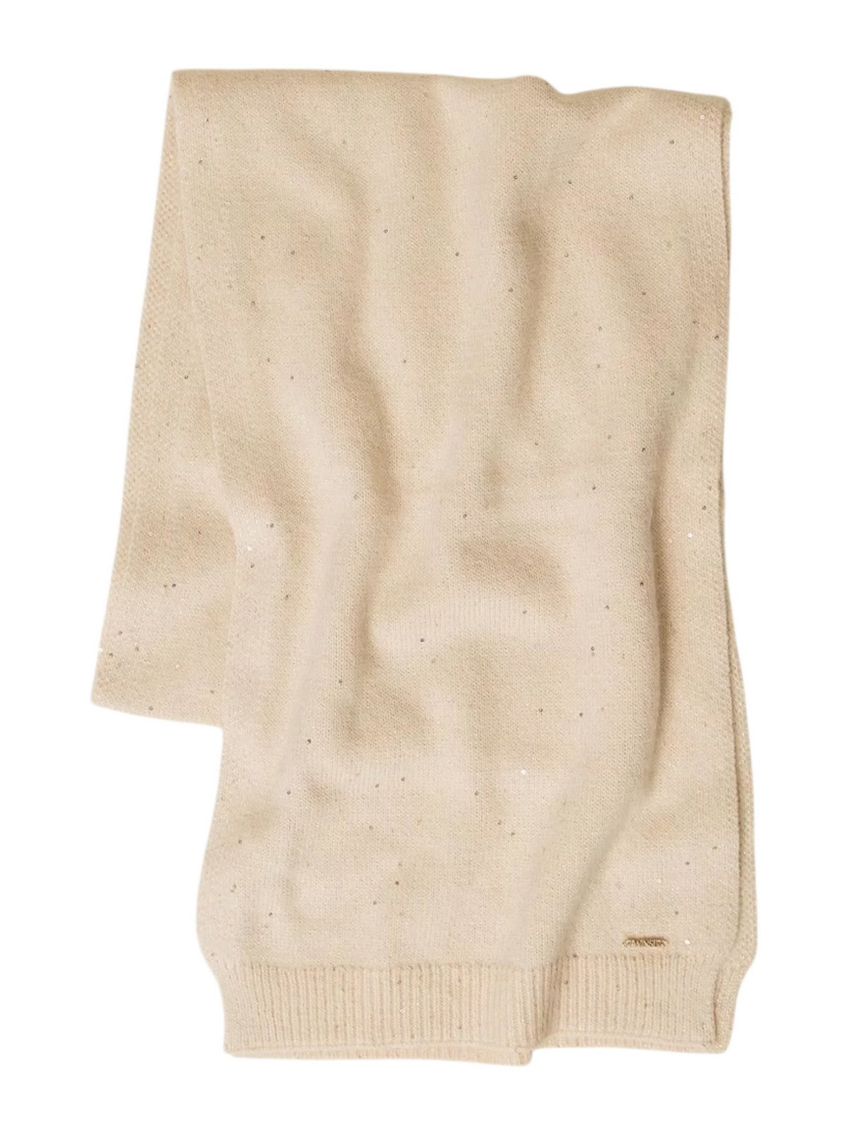 TWINSET Sciarpa Donna SEQUINS KNITTING 252TA426A 07222 PARCHMENT