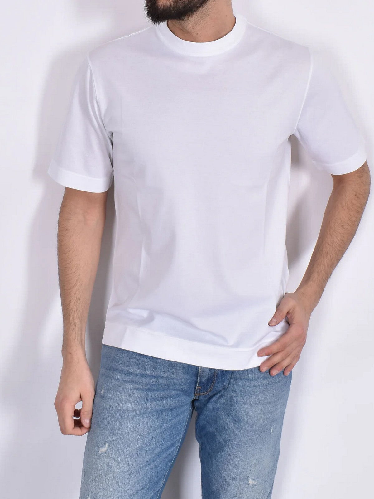 CIRCOLO 1901 T-shirt Uomo  CN4712 OTTIC Bianco gioboutiqueweb