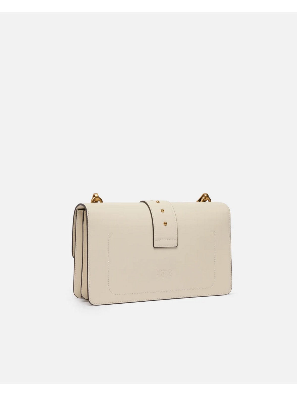 PINKO Borsa Donna LOVE ONE CLASSIC ST. CL 105857-A0F1 Z14Q BIANCO SETA-ANTIQUE GOLD