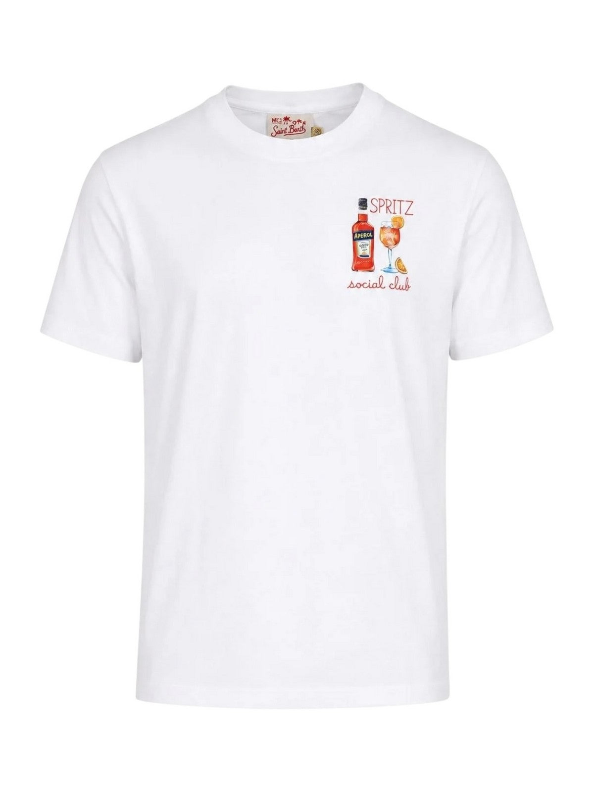 MC2 SAINT BARTH T-shirt Uomo  PORTOFINO 07996L SOCIAL SPRITZ 01N EMB