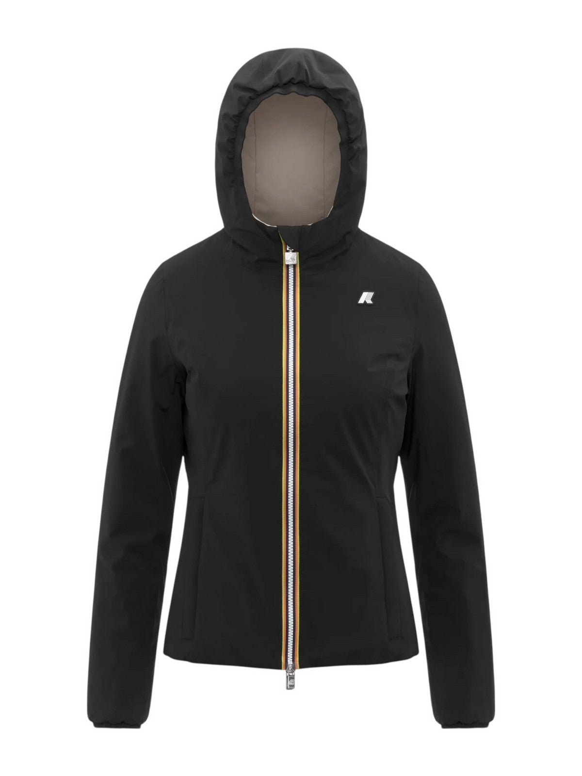 K-WAY Giubbino Donna LILY ST WARM DOUBLE K6128TW BC9 Black Pure - Beige C