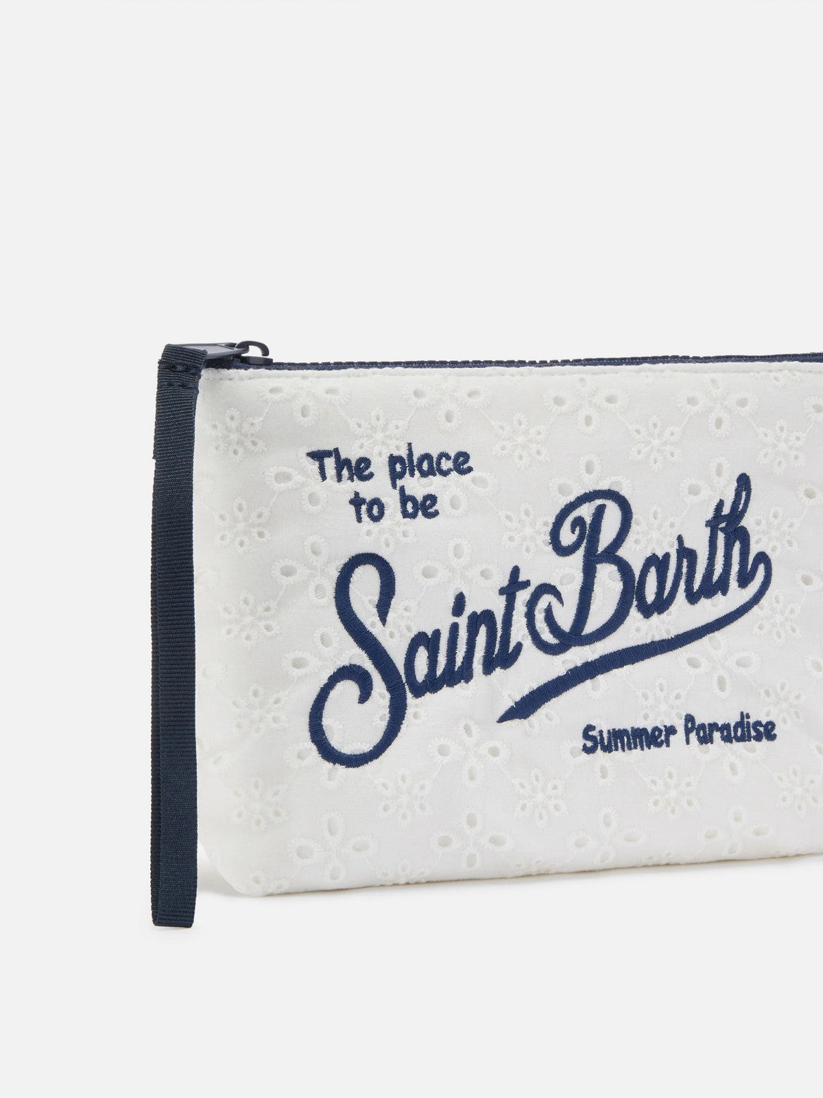 MC2 SAINT BARTH Pochette Donna  ALINE SANGALLO 00238L COTTON MINI FLOWERS EMBRY 01 EMB