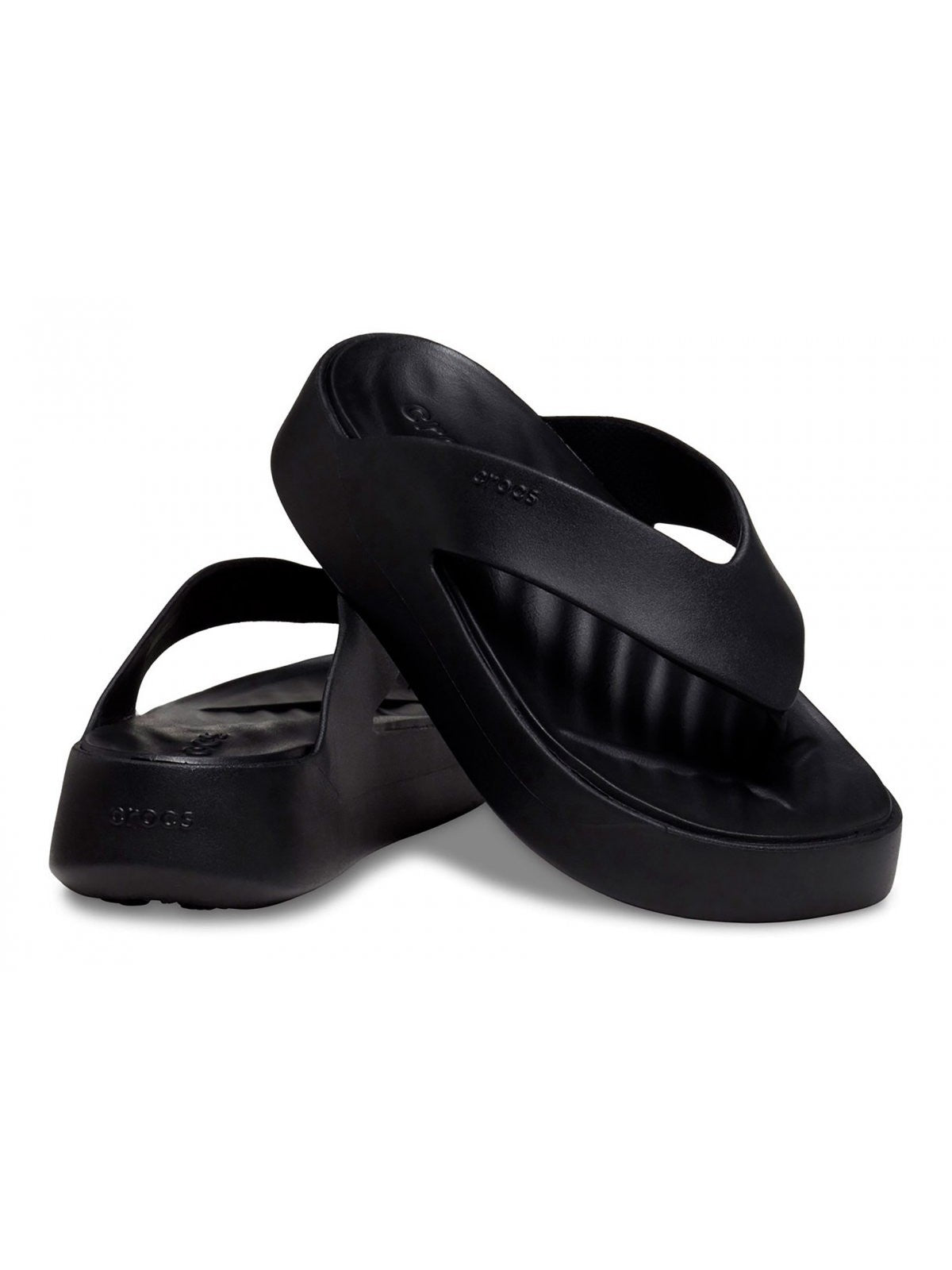 CROCS Infradito Donna Getaway Platform Flip W 209410 001 BLACK gioboutiqueweb