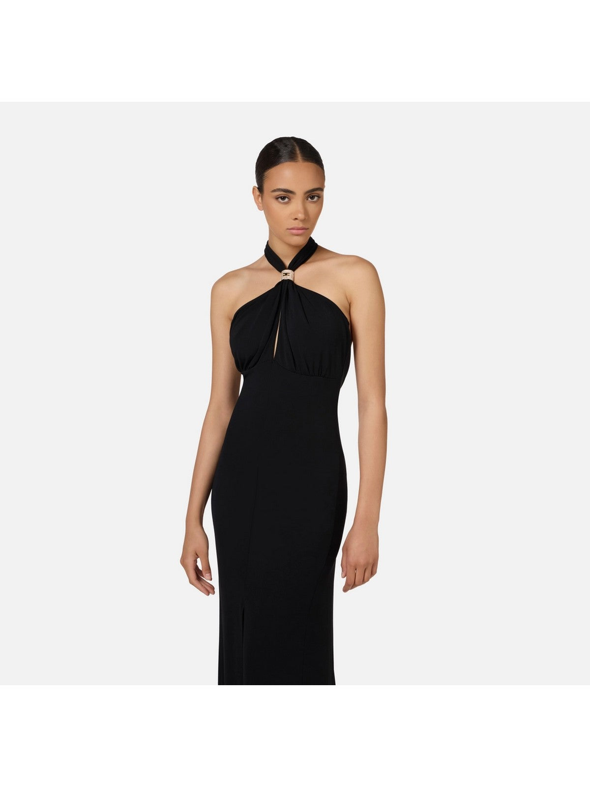 Elisabetta Franchi Frau Kleid AB71747E2 110 Schwarz