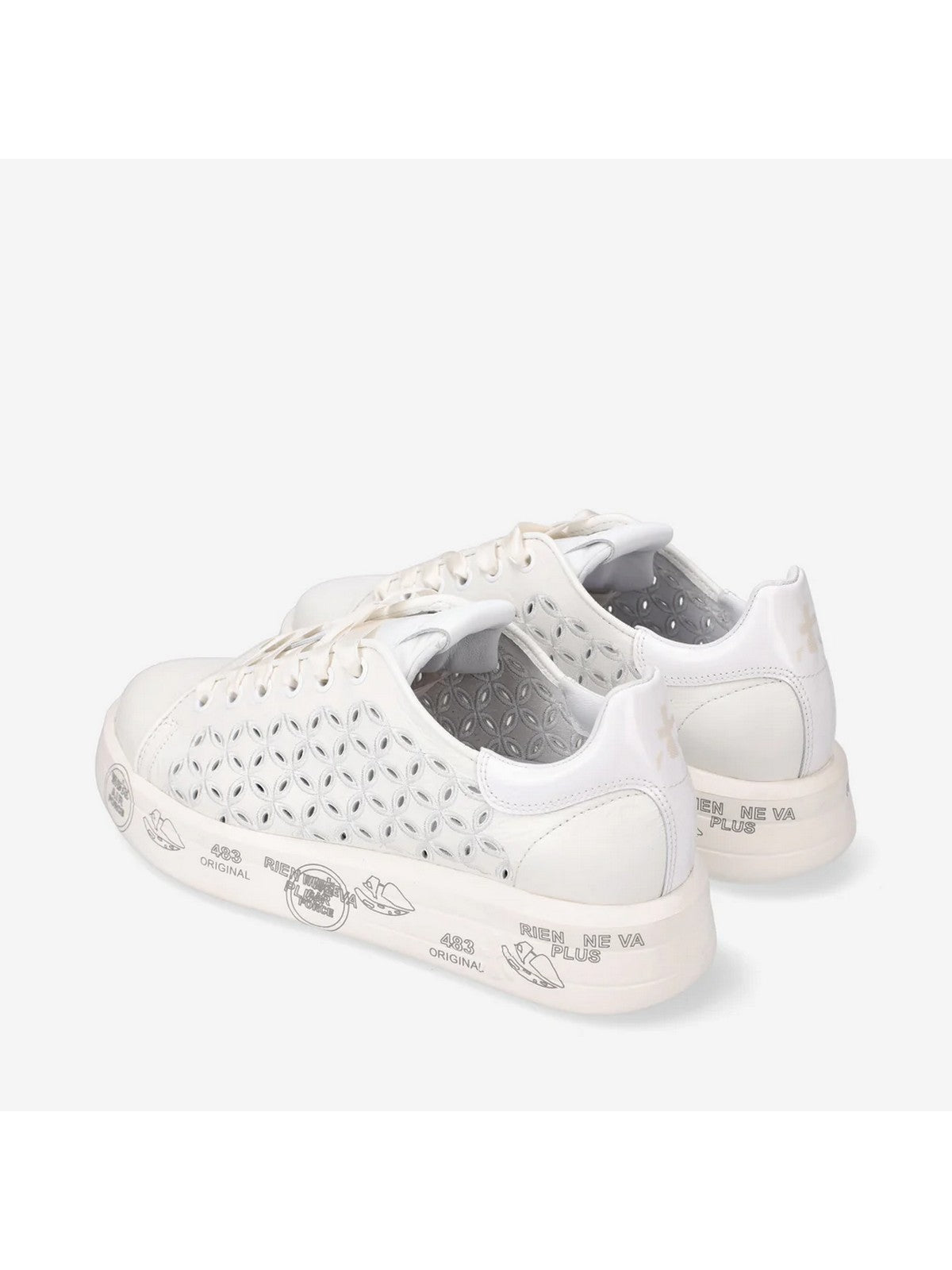 PREMIATA Baskets Femme BELLE VAR 6283 Blanc