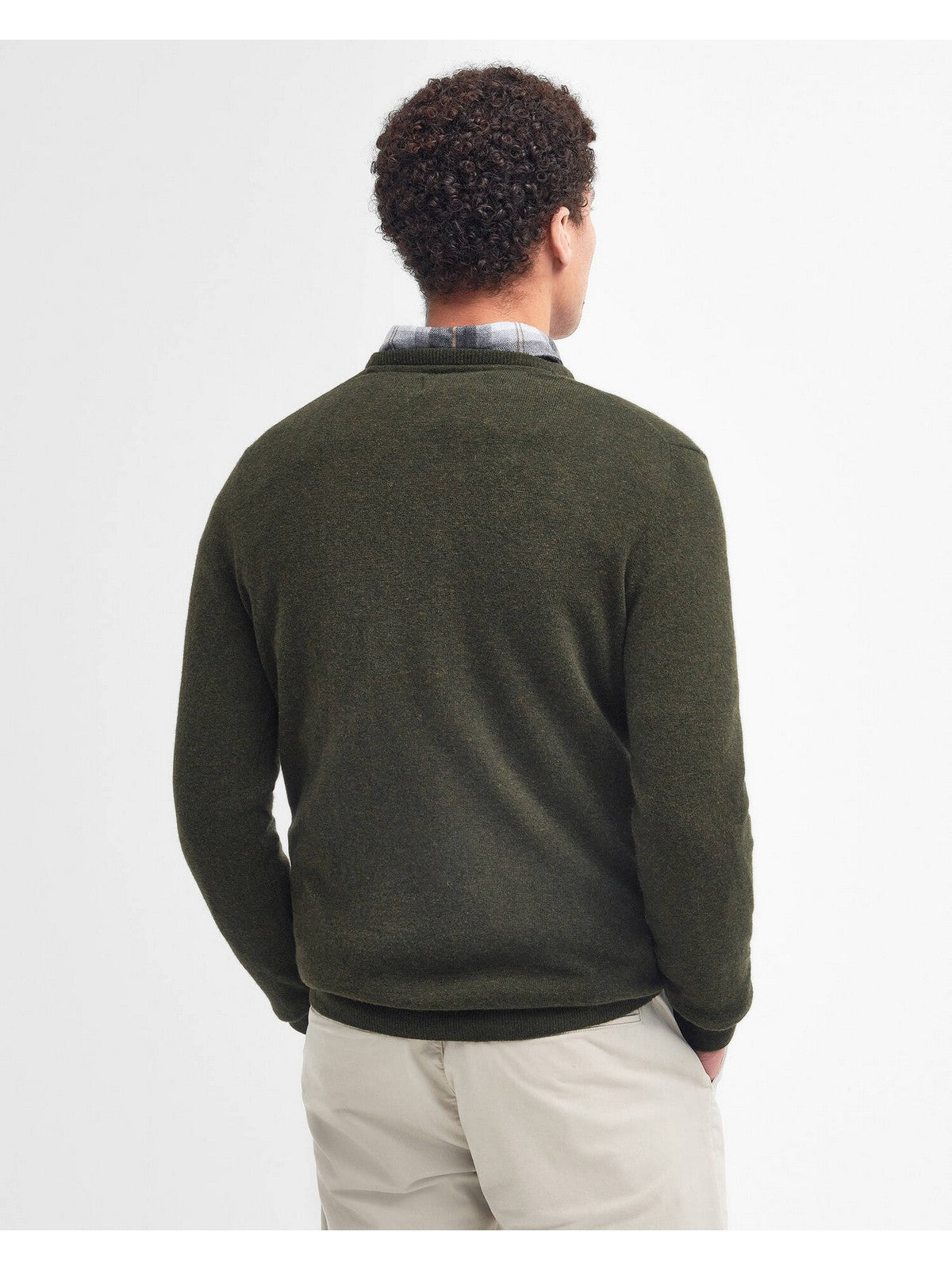 BARBOUR Herrenpullover ESSENTIAL L MKN0345 GN71 SEAWEED