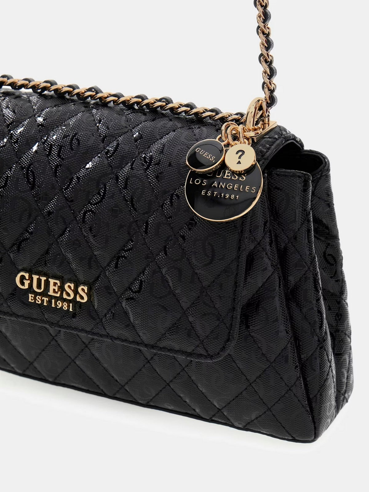 GUESS Borsa Donna ISEMAY CONVERTIBLE XBODY FLAP HWGG96 28210 BLA BLACK