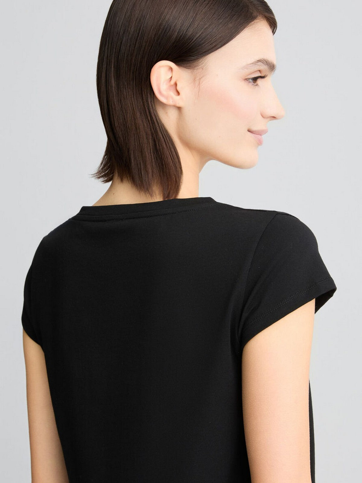 LIU JO BEACHWEAR Abito Donna  VA5194JS003 M9330 Nero/anim.rouge gioboutiqueweb