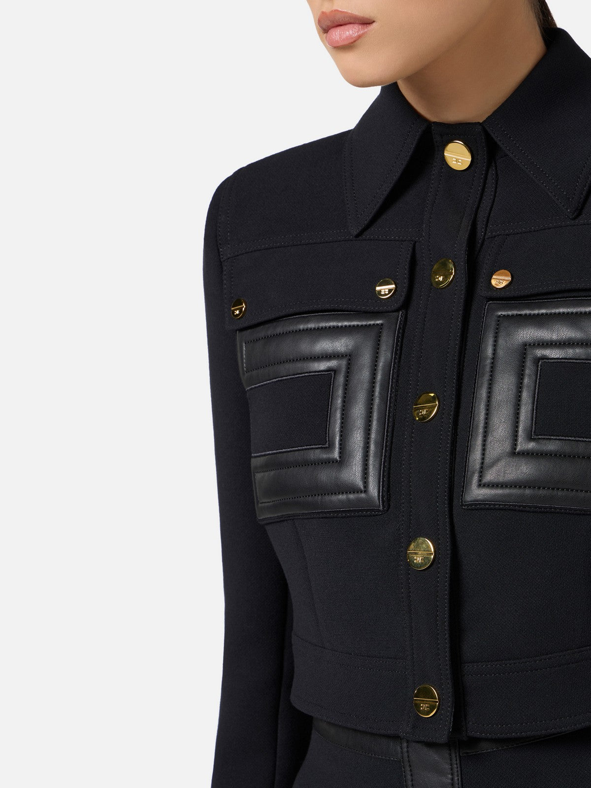 ELISABETTA FRANCHI Giacca Donna  GI15957E2 110 Nero