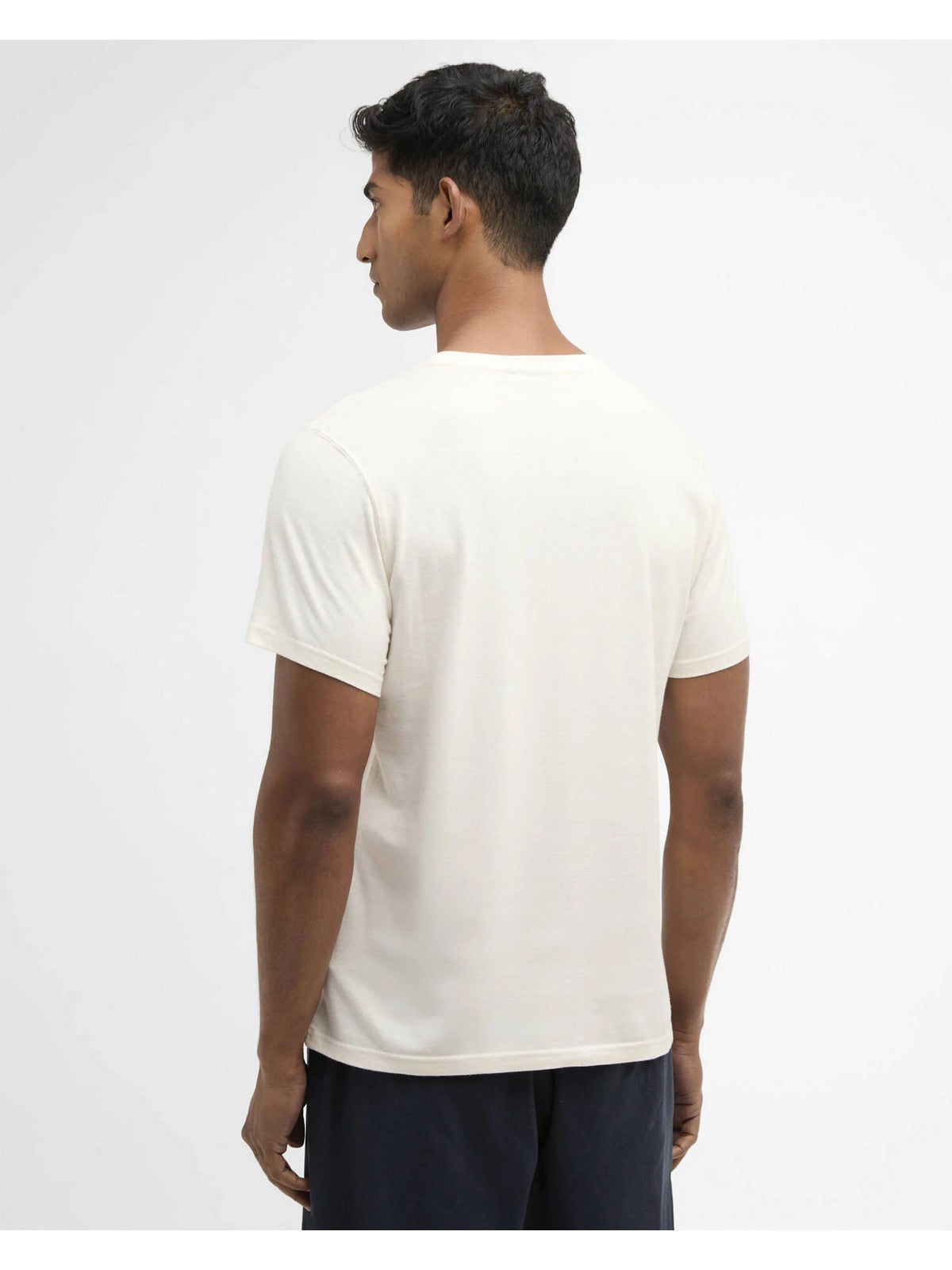 BARBOUR T-shirt Uomo CRANMER LOGO T-SHIRT MTS1441 WH32 WHISPER WHITE