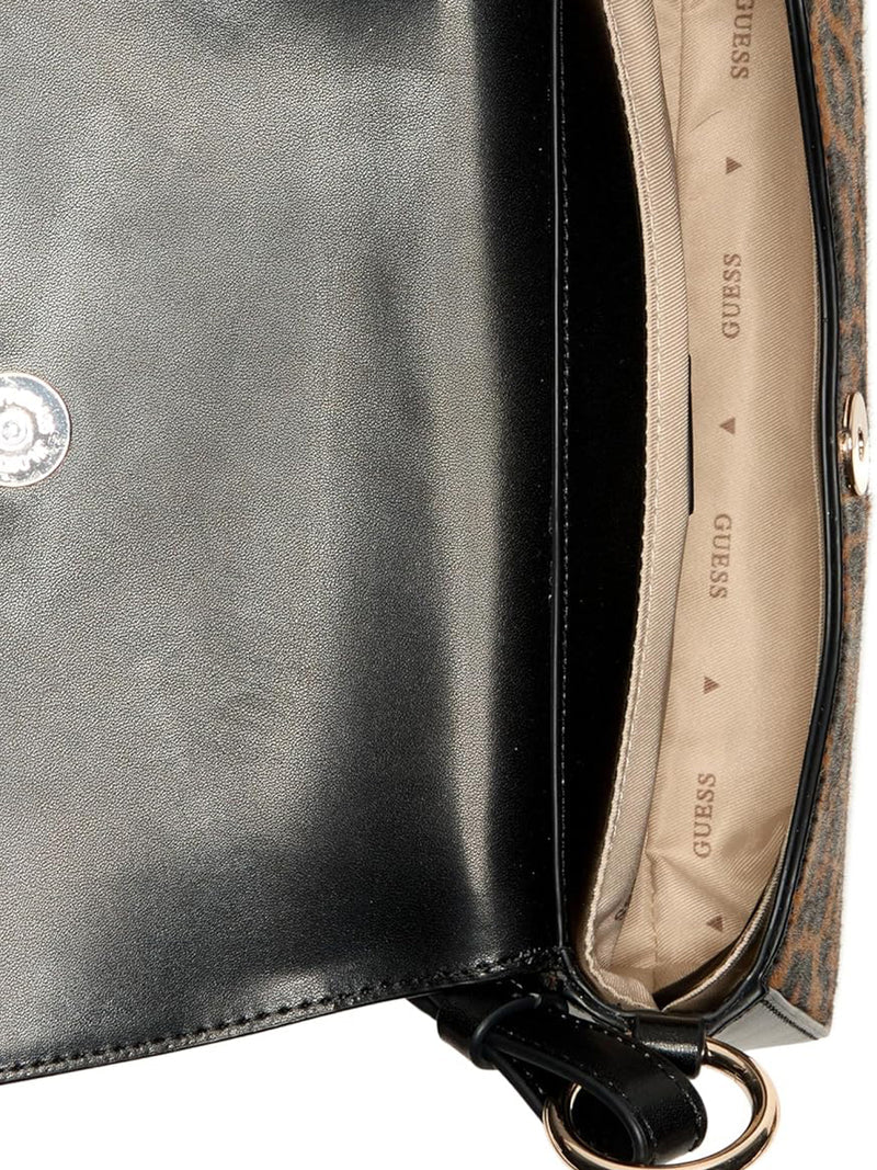 GUESS Borsa Donna DOMITILLA FLAP SHOULDER BAG HWLO75 29780 LEO LEOPARD