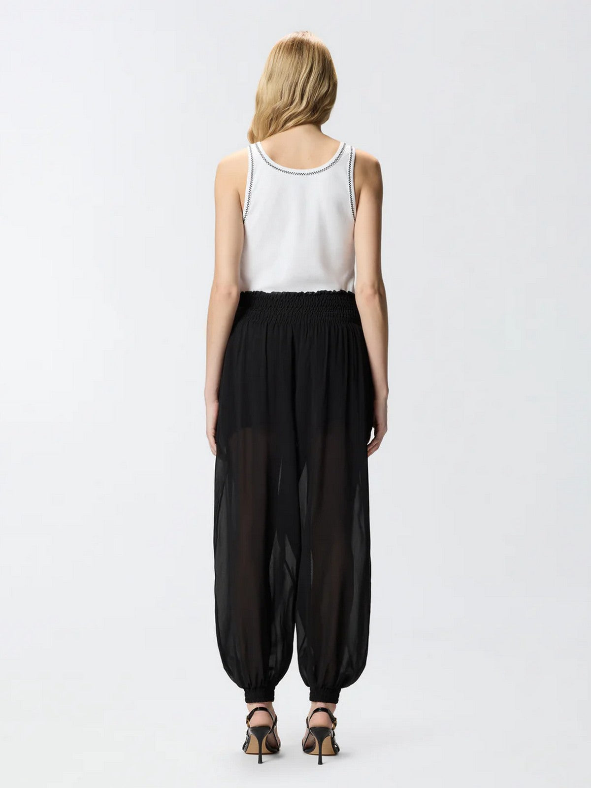 PINKO Canotta Donna BITETTO CANOTTA 106816-A3AL ZZ1 BIANCO/NERO