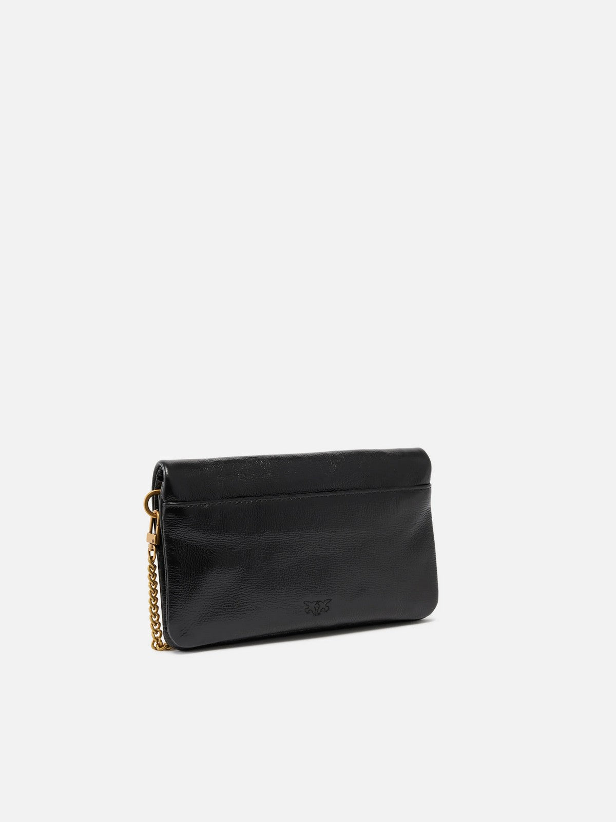 PINKO Borsa Donna CLICK SOFT HORIZONTAL MINI SHI 106023-A315 Z99Q NERO-ANTIQUE GOLD