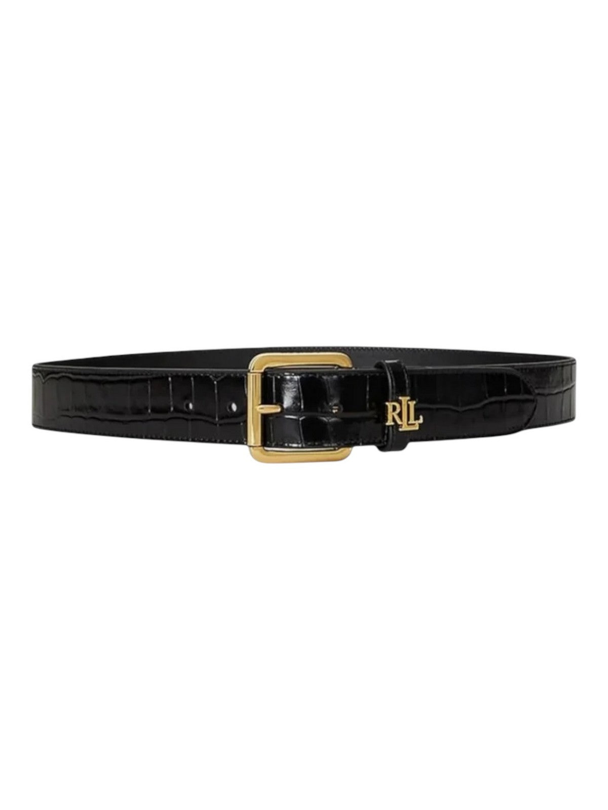 LAUREN RALPH LAUREN Cintura Donna LOGO KEEPER-BELT-MEDIUM 412980806 001 BLACK
