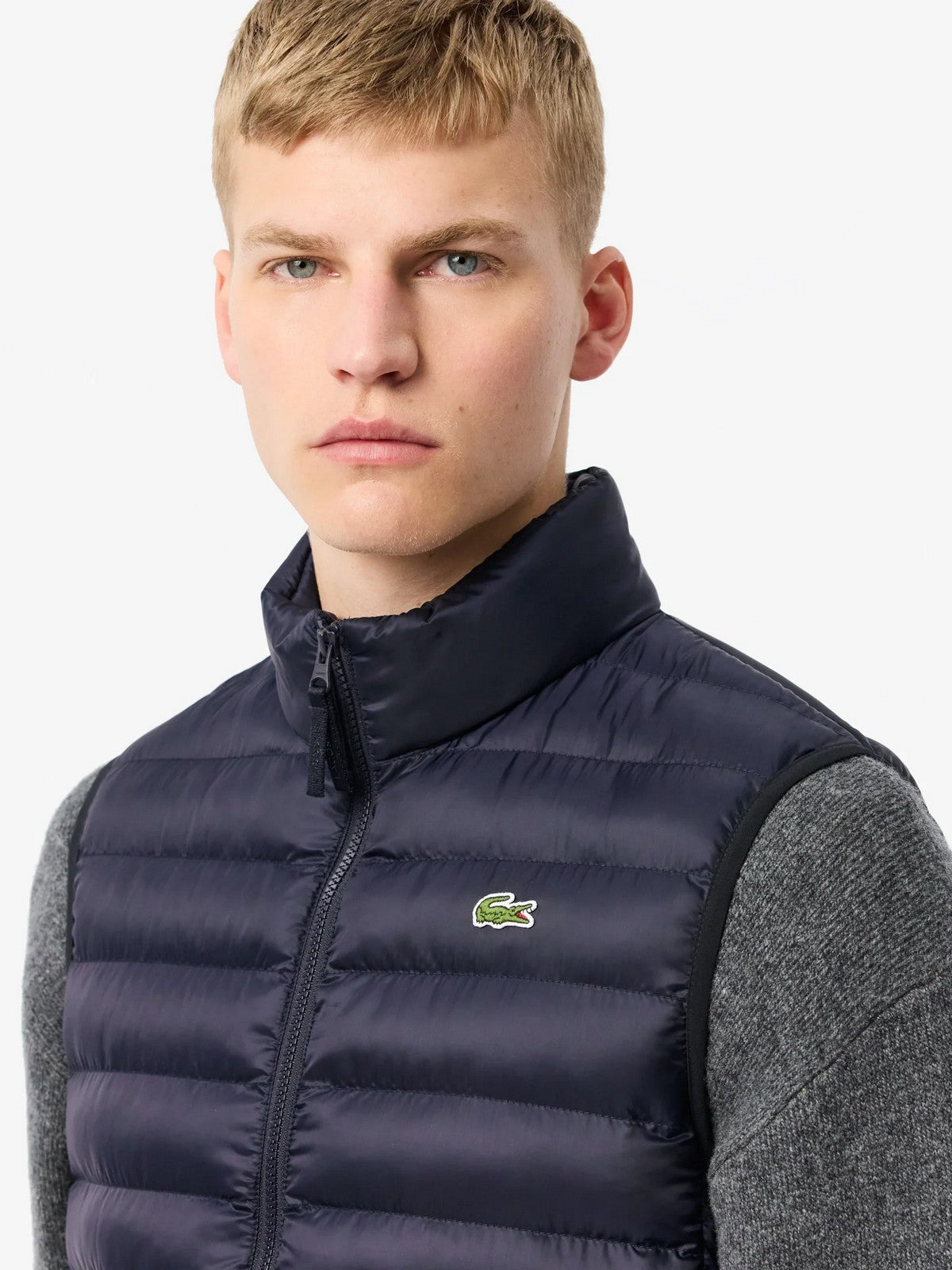 LACOSTE Gilet Uomo  BH2886 HDE Blu