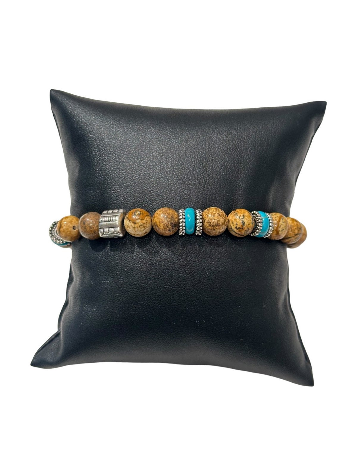 Left-handed adult unisex bracelet Mabrpi-e 1 brown