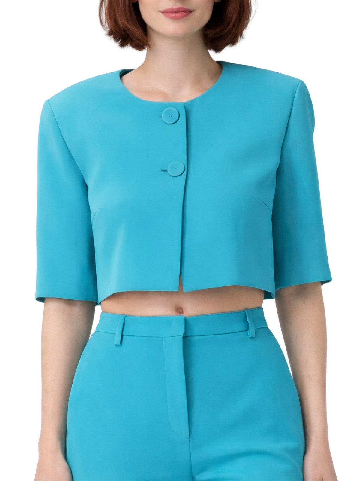 PINKO Giacca Donna PLATANO SPENCER CANVAS TECNICO 106608-A32Z V76 VERDE MATTONELLA
