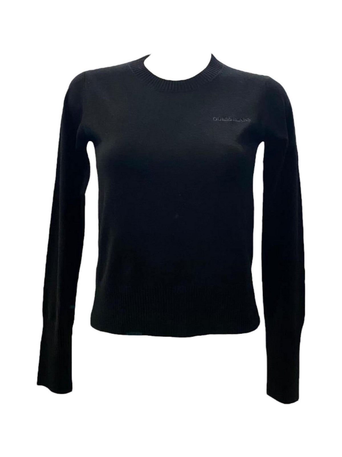 GUESS Maglione Donna GJ LS CN GUESS J EMB SWTR W4BR83 Z3HO2 JBLK Nero gioboutiqueweb