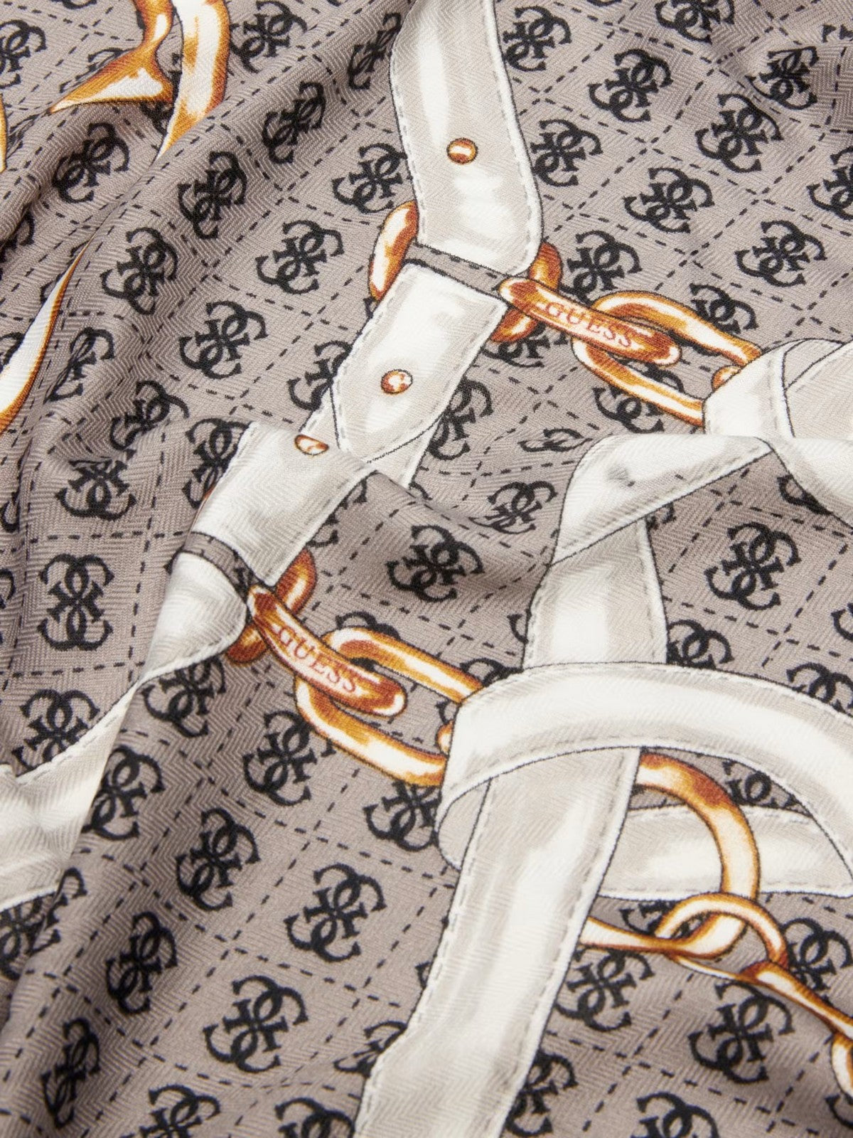 GUESS Foulard Donna NOELLE PRINTED KEFIAH 130X130 AW5412 POL03 BLA BLACK