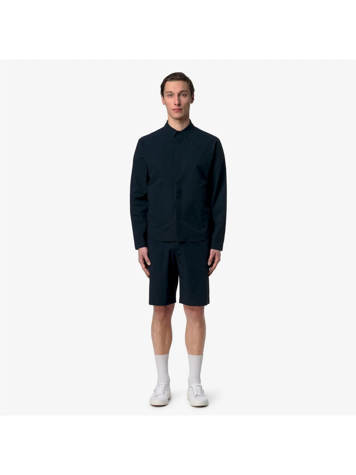 K-WAY Camicia Uomo SHARRIE TECH OVERSHIRT K3134JW K89 BLUE DEPTH