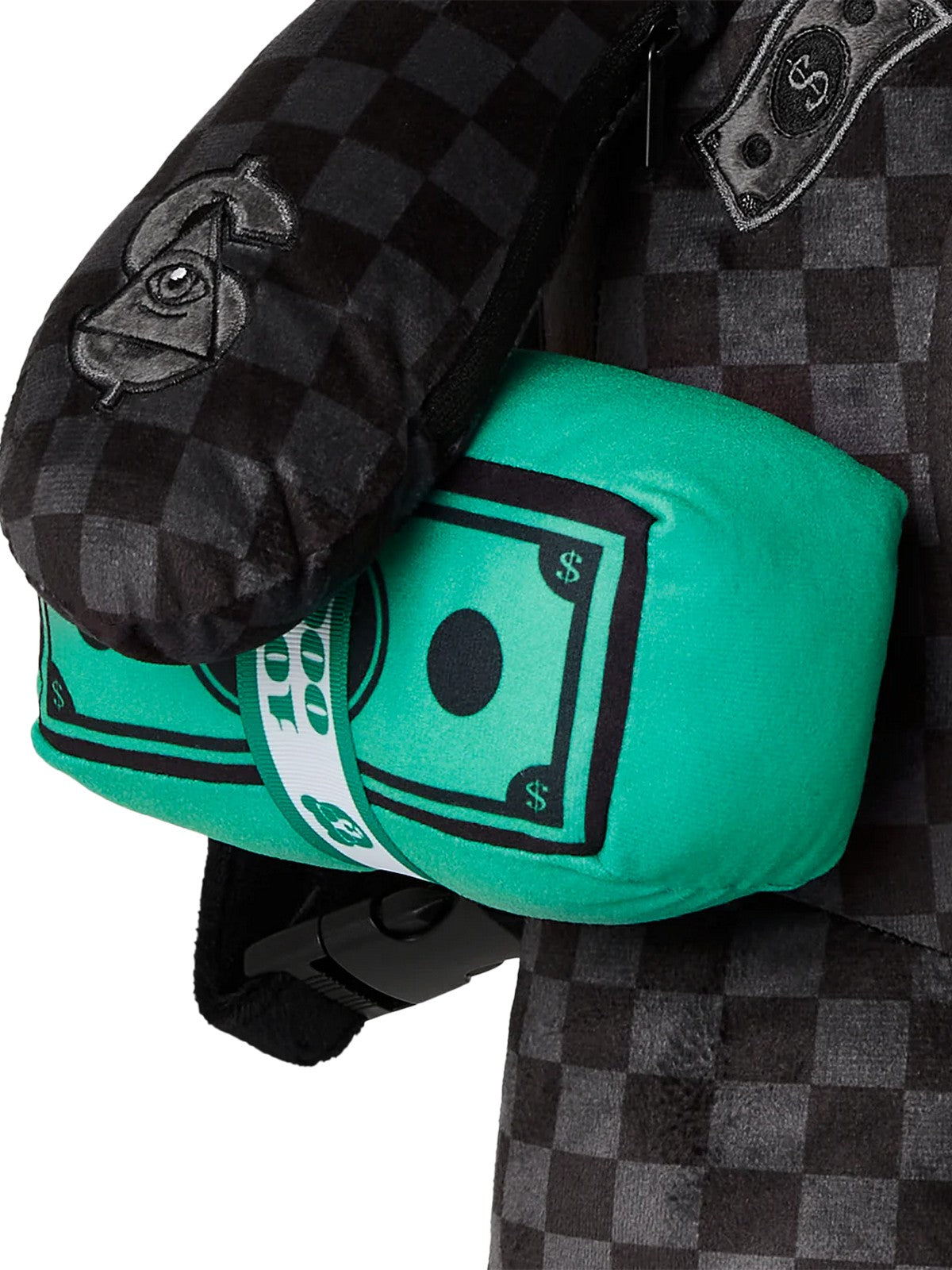 SPRAYGROUND Zaino Uomo UNFINISHED SHARK TEDDY BEAR 910B7476NSZ Grigio gioboutiqueweb