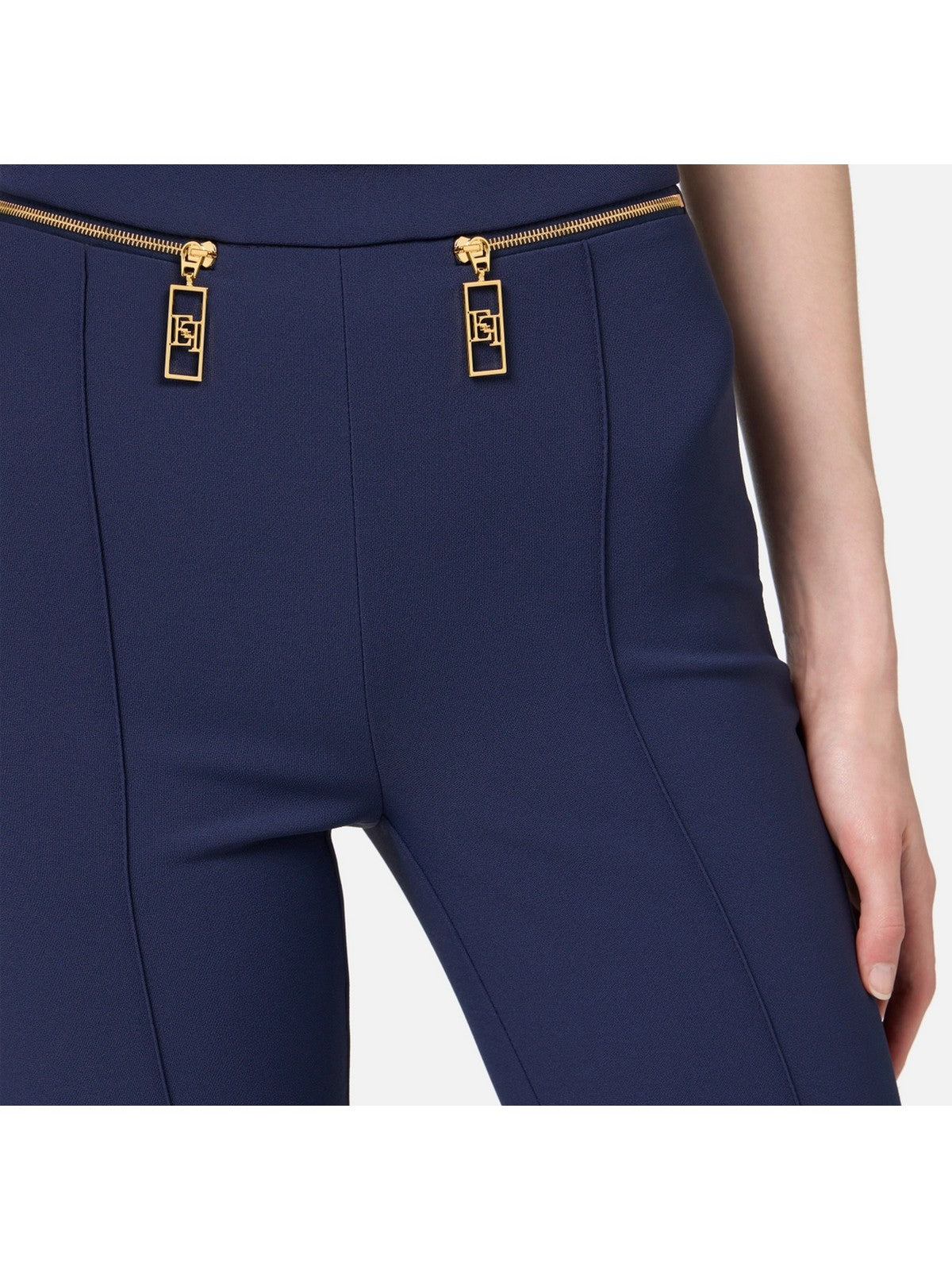 ELISABETTA FRANCHI PA03646E2 B75 blue trousers